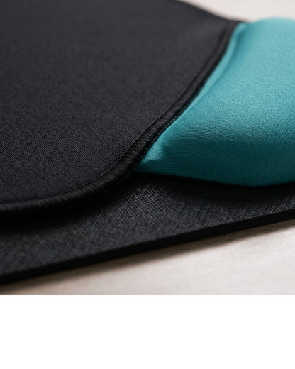 Fevoe Memory Foam Wrist Support Mouse Pad 250 x 220 mm Teal - Detail view